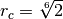 r_c = \sqrt[6]{2}