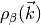 \rho_\beta(\vec k)