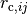 r_{\text{c}, ij}