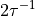 2\tau^{-1}