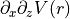 \partial_x \partial_z V(r)